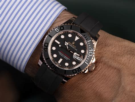 rolex yacht master on wrist|rolex watch yacht master price.